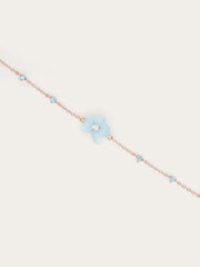 Sky Blue Flower Bracelet