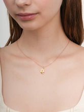 Carved Flower Necklace