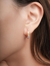 Coastal Moissanite Reversible Huggie Earrings