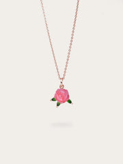 Carved Rose Necklace