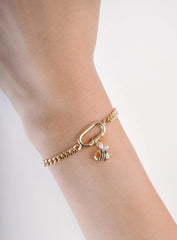 Citrine Bee Ornament