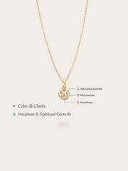 February Birthstone Necklace - Amethyst