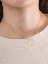 Carved Flower Necklace