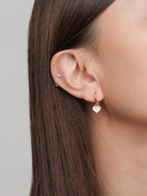 Puffy Heart Reversible Huggie Earrings