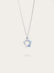 Winter Frost Moissanite Cluster Jewelry Necklace