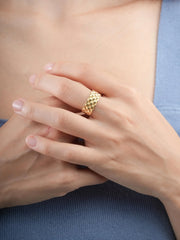 Puffy Quilted Ring