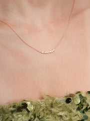 Wishing Arc Moissanite Necklace