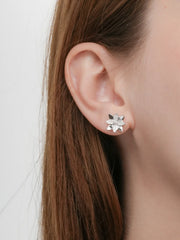 Poinsettia Stud Earrings