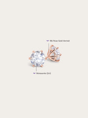 Moissanite Stud Earrings (2ct)