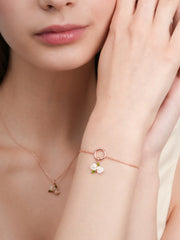 Carved Flower Cluster Charm