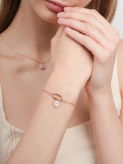 Carved Pink Rose Decoration