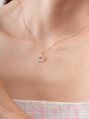 Beachside Moissanite Cluster Necklace