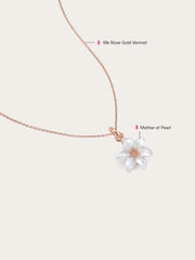 Carved Lily Necklace