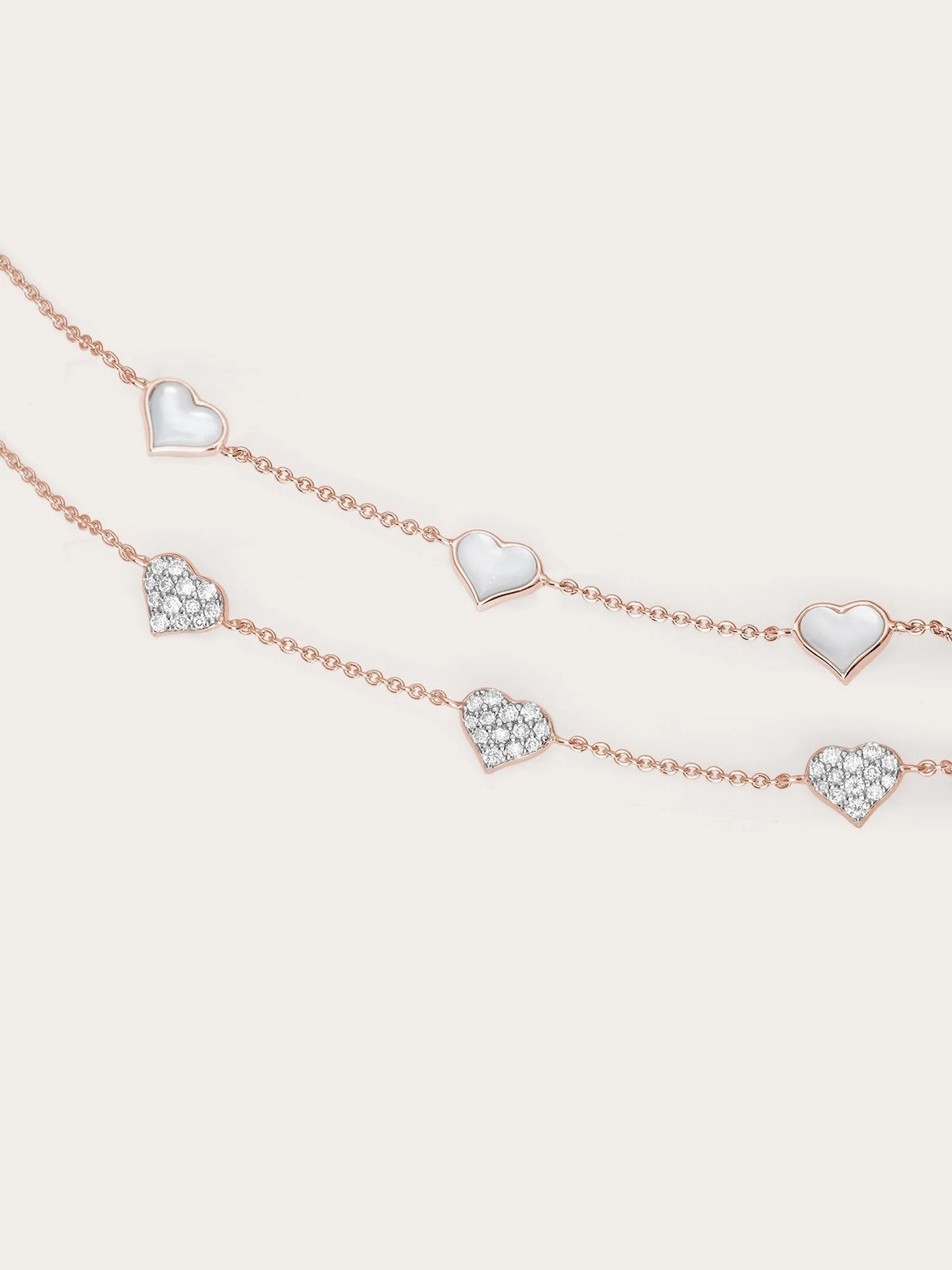 Puffy Heart Reversible Bracelet