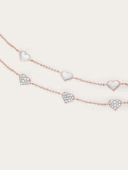 Puffy Heart Reversible Bracelet