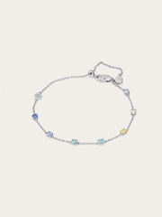 Beach-themed Moissanite Station Bracelet