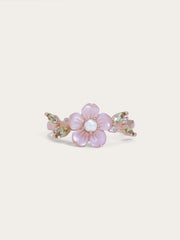 Carved Cherry Blossom Ring