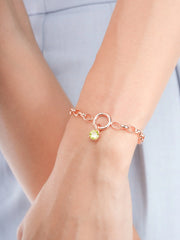 August Birthstone Charm - Peridot