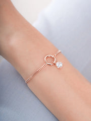 March Birthstone Charm - Aquamarine