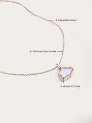 Mother-of-Pearl Cloud Reversible Necklace