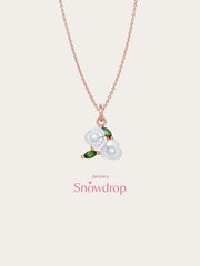 Carved Blooming Cluster Necklace