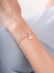 June Birthstone Charm - Moonstone