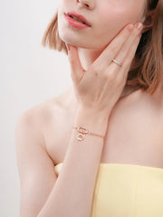 Cream Seashell Reversible Enamel Moissanite Charm