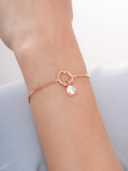 April Birthstone Charm - White Topaz