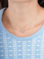 Winter Frost Moissanite Cluster Jewelry Necklace