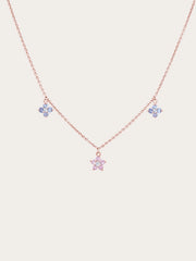 Triple Flower Necklace