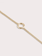 Double Beaded Charm Bracelet