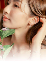 Reversible Huggie Earrings