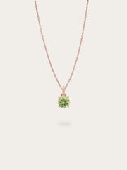 August Birthstone Necklace - Peridot