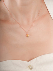 November Birthstone Citrine Necklace