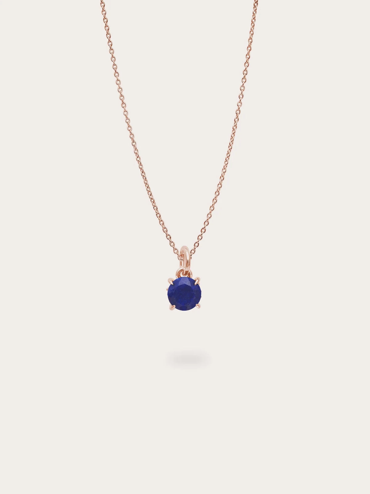 September Birthstone Necklace - Lapis Lazuli