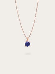 September Birthstone Necklace - Lapis Lazuli