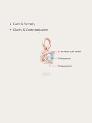 March Birthstone Charm - Aquamarine