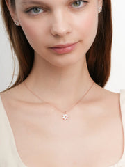 Carved Lily Necklace