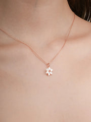 Carved Lily Necklace