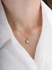 Mother of Pearl Sakura Reversible Necklace