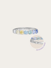Beach-themed Moissanite Eternity Band