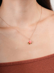 Carved Rose Necklace