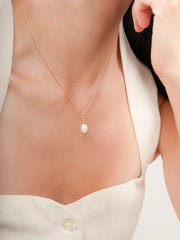 Baroque Pearl Pendant Necklace