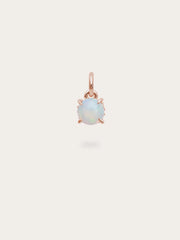 October Birthstone Opal Charm