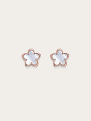 Mother of Pearl Sakura Stud Earrings