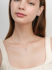 Carved Flower Cluster Necklace