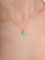 December Birthstone Necklace - Turquoise