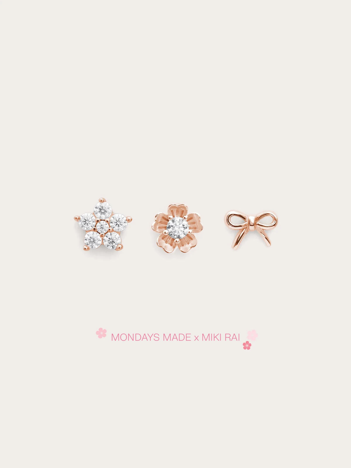 Rise & Shine Stud Earrings Set (3-Piece Set)