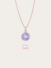 Carved Aster - Inspired Necklace