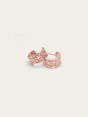 Entwined Chain Hoop Earrings